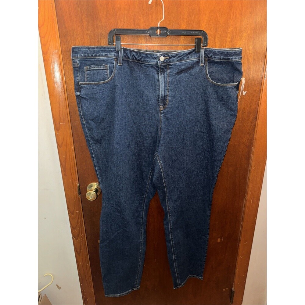 NWT Old Navy Womens Rockstar Super Skinny High Rise Size 28W Long